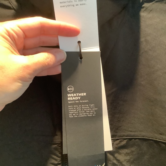 NWT Timberland Men Black Waterproof Packable Quarter Zip Pullover Jacket Sz Med - Picture 5 of 10